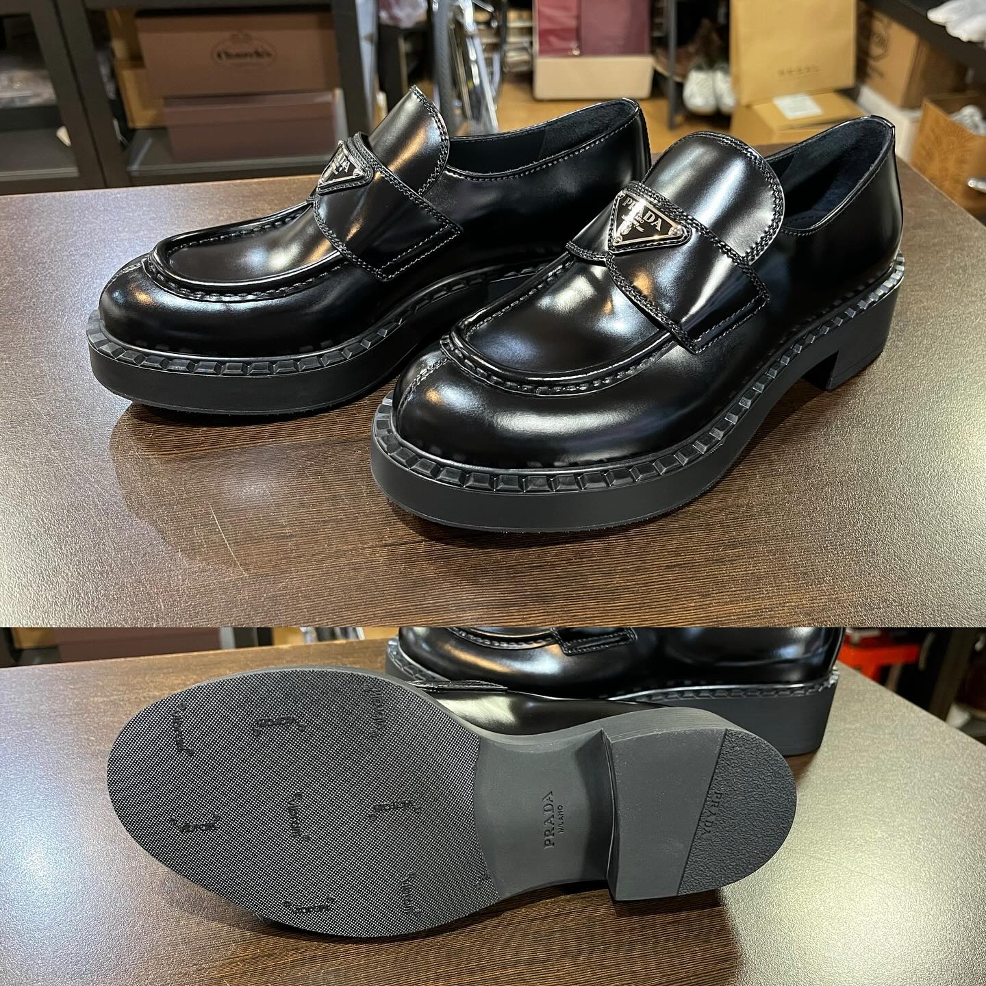 PRADA
#プラダ #ハーフラバー #ソール #和歌山 #和歌山市 #靴修理 #靴磨き #prada #shoes #shoerepair