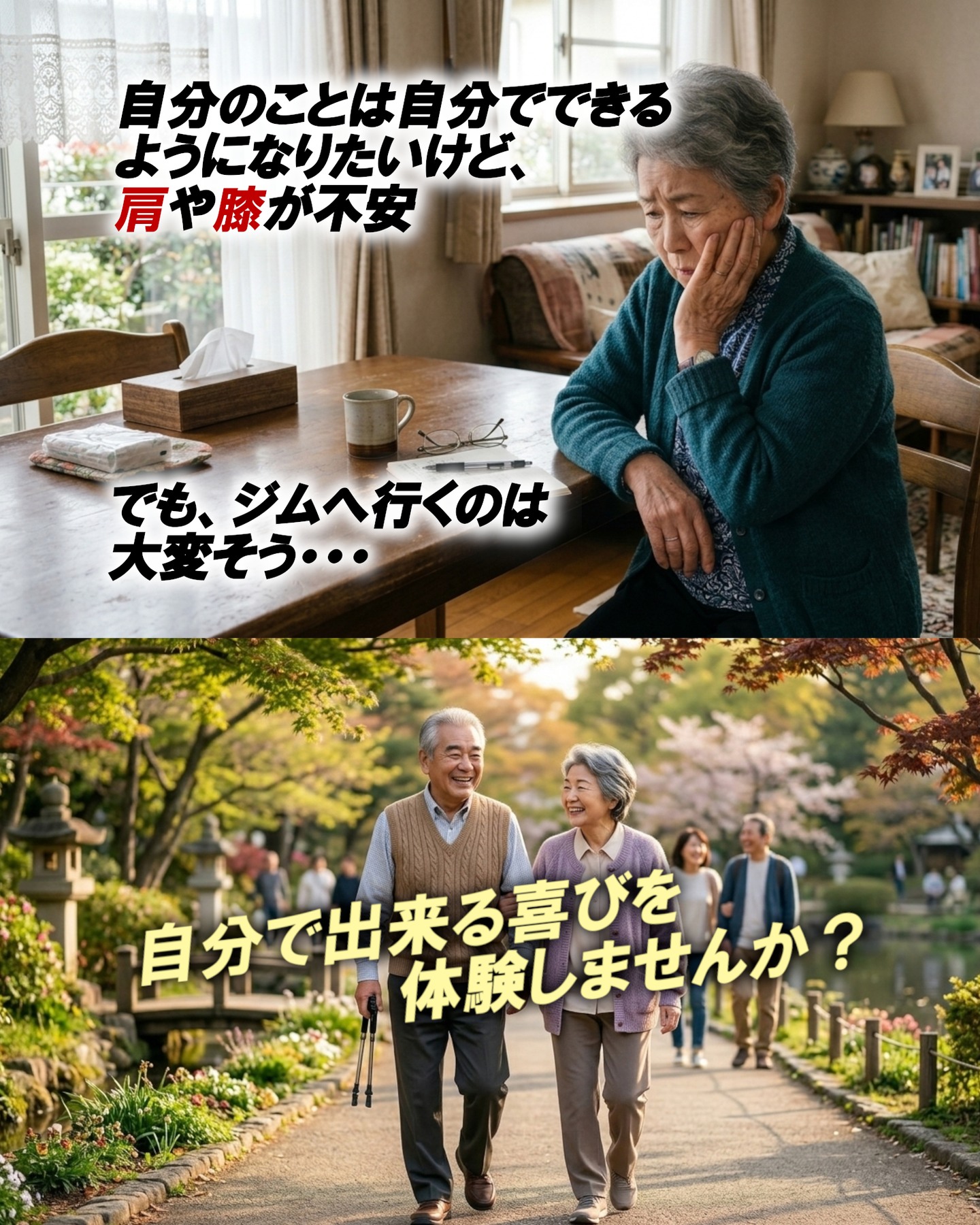 【無料体験のお知らせ】
「孫とお出掛けしたいけど、膝が痛くて歩くの不安」
「階段の上り下りが不安」
「肩が痛くて、高い場所のものが取りづらい」
そんなお悩みはありませんか?
神経筋生理学者 小山 裕史氏が考案した初動負荷トレーニングは、筋肉の柔軟性の増大や関節のスムーズな可動を向上させ、ストレス解除と血流の促進により、心身のバランス向上・発育促進・老化防止が期待できるトレーニングです。
また、強制的な血圧・心拍数上昇を招かない快適なトレーニングであることから、運動習慣がなく、ウェイトトレーニングや高強度な有酸素運動に抵抗のある方でも安心して行うことが出来ます。
そのため、ワールドウィング豊橋では、会員様のうち、60歳以上が約3割を占めているんです。
同じ悩みを抱えている同世代の会員様もいらっしゃいますので、安心してトレーニングを行うことができます。
セカンドライフを充実させたい。子供に世話をかけさせたくない。そのようなお悩みを解決させるお手伝いをさせてください!
ワールドウィング豊橋では、初動負荷トレーニング指導士の資格を持ったコーチングスタッフが、機械の使い方の説明や、会員様ひとりひとりに最適なメニュー作りをさせていただくことで、安心してトレーニングを行える環境となっています。
また、スタッフは常駐しており、動作に不慣れな会員様には、適宜お声がけもさせていただいておりますので、動作に不安があるけど聞きづらいという方でも、困らない環境となっています。
少しでも気になった方、ご家族に体験させてみたいな。と思った方は、ぜひ無料体験を行ってみてください!
無料体験は予約制となっております。ワールドウィング豊橋のプロフィールからHPへのリンクがありますので、そちらからご予約いただくか、
電話番号
0532-26-8818
営業時間
平日 10:00-13:00 / 15:00-21:00
土日祝 10:00-13:00 / 15:00-19:00
上記の営業時間内にお電話をいただければ、予約の受付をいたします。
暖かくなり、外出の機会も増えてくる季節、健康な体づくりを一緒に行いませんか?
無料体験のご予約、お待ちしております!!
#初動負荷トレーニング #ワールドウィング #痛くない #辛くない #柔軟 #可動域拡大 #肩こり #腰痛 #豊橋市 #膝の痛み #改善