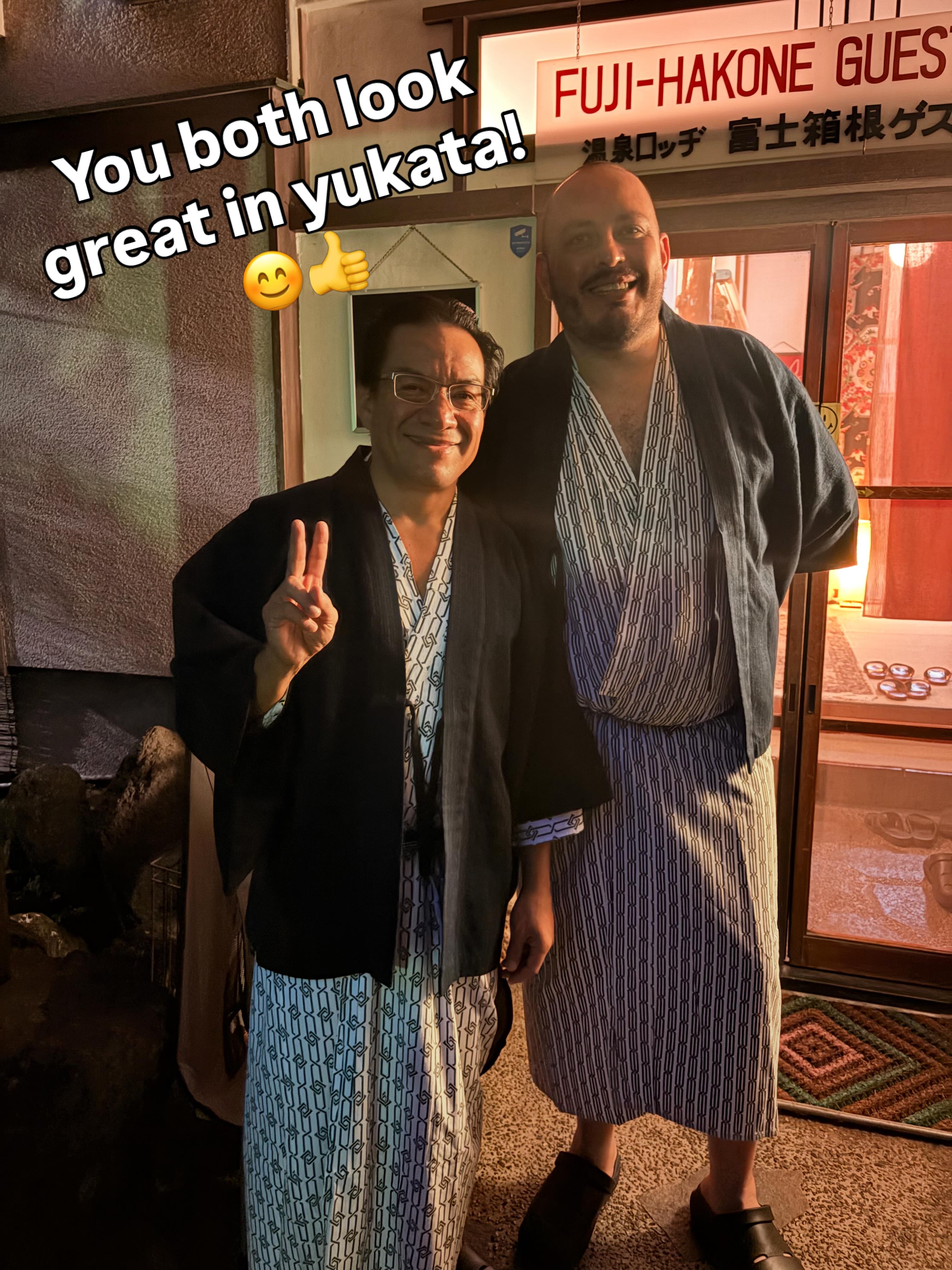 Some guests become unforgettable memories.
And some feel like family when they return ♨️🇲🇽
This wonderful couple from Mexico came back to stay with us again in Hakone.
They first discovered Fuji-Hakone Guest House by chance…
and now they’re already planning their 3rd stay this winter✨
Reading their heartfelt note truly made our day.
Thank you so much for coming back.
We can’t wait to welcome you again to your Japanese home 😊
¡Muchas gracias! 😊🇲🇽♨️
— Your host Ted & Takahashi family
メキシコからの素敵なお二人が、再び箱根に帰ってきてくれました😊
最初は偶然見つけてくれた富士箱根ゲストハウス。
そして今では、なんと今年12月の3回目の滞在も計画してくれています✨
心のこもったメッセージまで本当にありがとうございました。
またこうしてお会いできることが、私たちにとって何より嬉しいです。
また“日本の我が家”でお待ちしています😊
#hakone
#箱根旅行
#privateonsen
#tatoofriendlyonsen
#japantravel