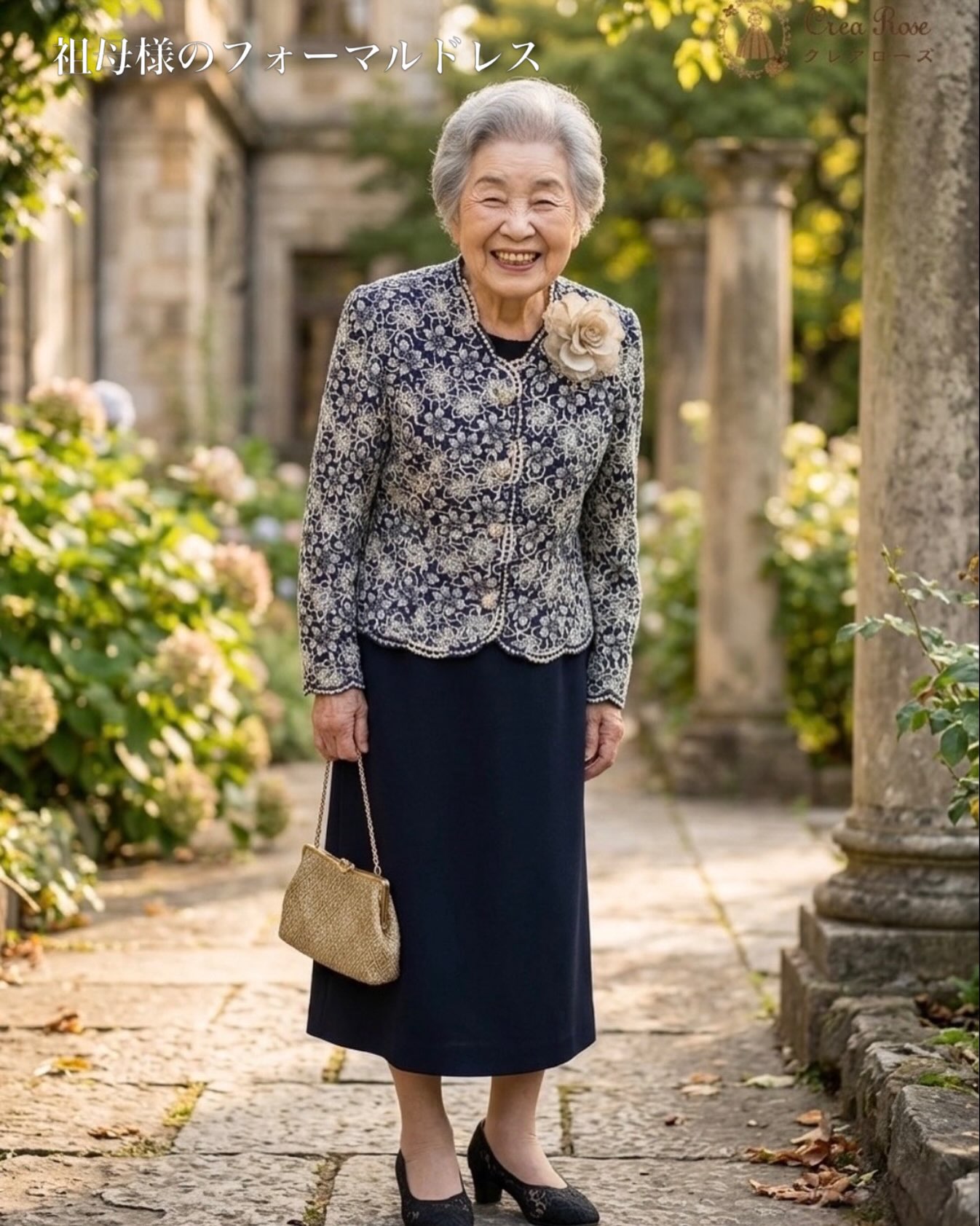 おばあちゃんの喜ぶ姿は家族にとって嬉しいものです🎵お孫さんの結婚式に参列のおばあちゃんを応援しています。
新郎新婦様のお母様のマザーズドレスをはじめ、親族様向けの衣装など、結婚式のお呼ばれパーティー、発表会、叙勲、クルーズ、ダンスドレスなど全ての年代の女性のドレスをご提供しております。
3歳から90代の女性のドレスのレンタル&販売、製作を行っています。
受注生産から、オーダーメイドドレスまで。
レンタルドレス、ドレス販売のことなら
🔴クレアローズ東京(東京)
浅草駅から徒歩3分
03–3847–5233
🔴クレアローズ横浜元町(神奈川県)
石川町駅から徒歩1分
045−264−9910
🔴クレアローズ東大宮店(埼玉県)
東大宮駅から徒歩1分
048-613-7759
ご来店の他、全国への宅配試着
#高齢者ドレス
#シニア
#孫の結婚式
#おばあちゃんドレス
#おばあちゃん